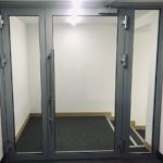 Противопожарная алюминиевая дверь EIW 120